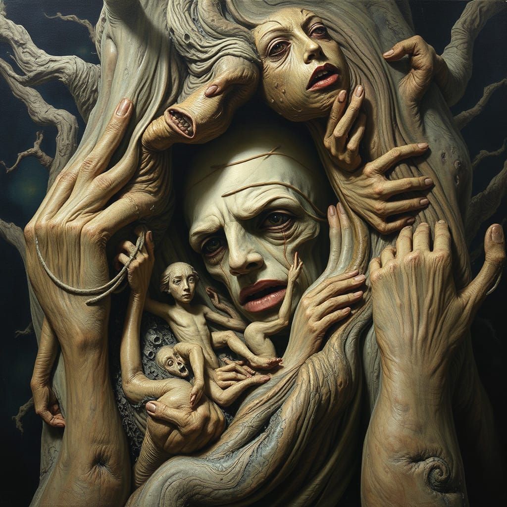 Surreal Tree with Unconventional Formations