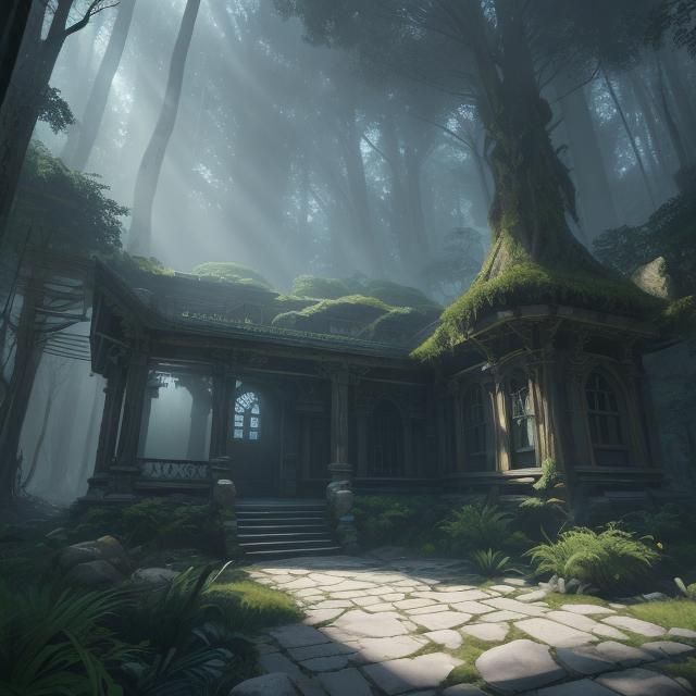 Forest ruins