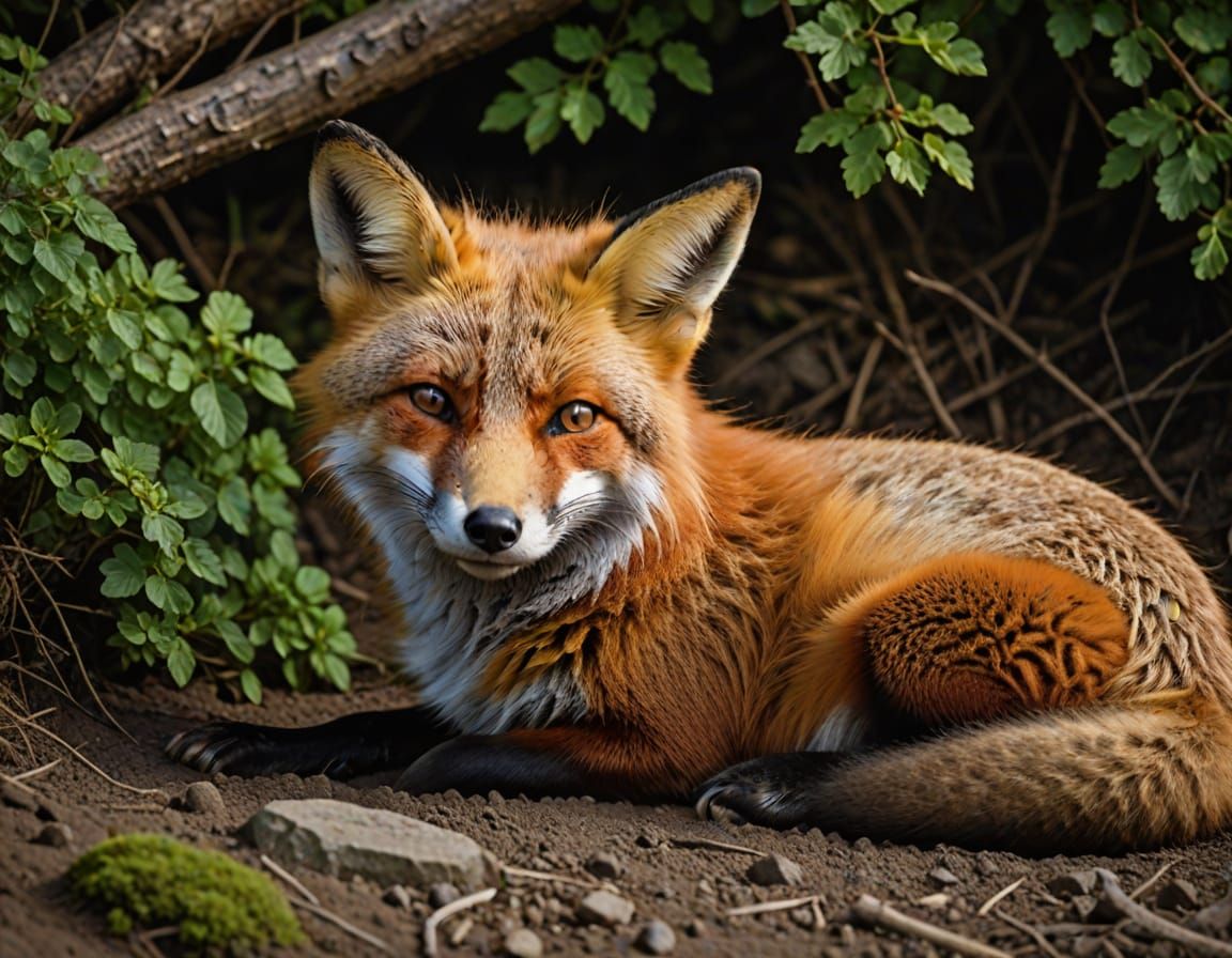 Relaxed Fox in Stunning National Geographic Photo