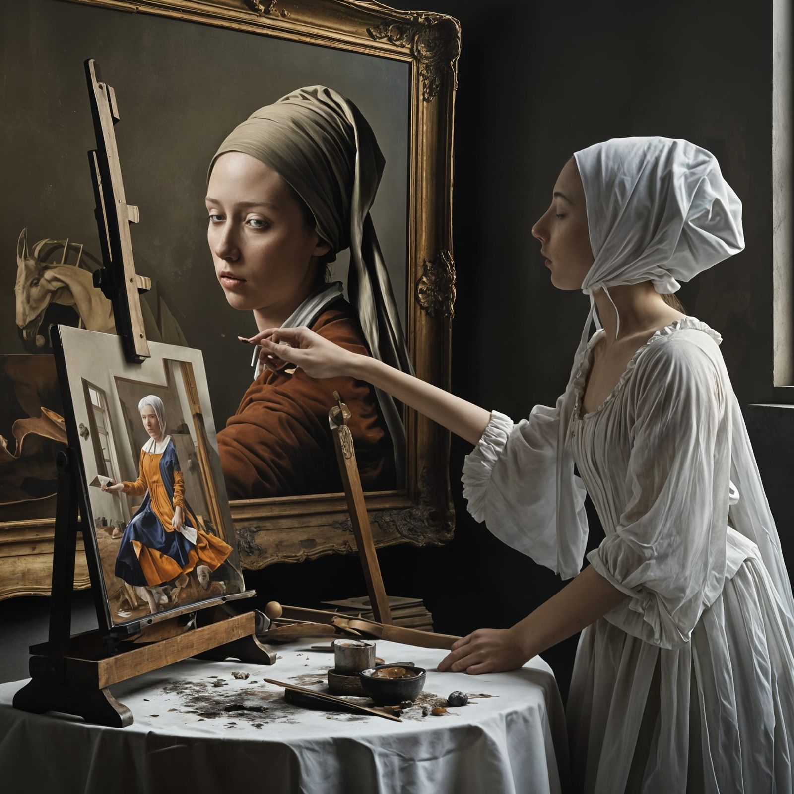 Sensuous Abstract Portraits of 15th Century Life