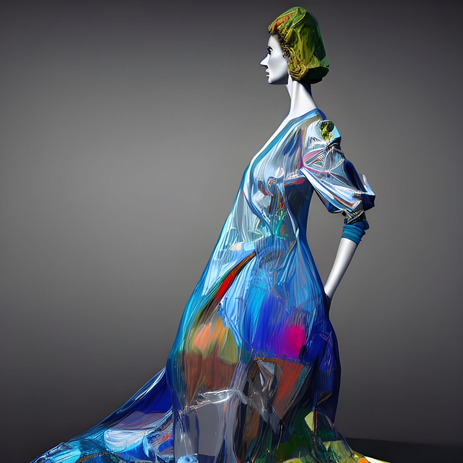 Technicolor Fabric Clothes in Hyperreal Detail