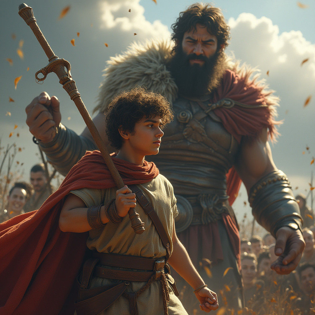 David and Goliath in Heroic Realism