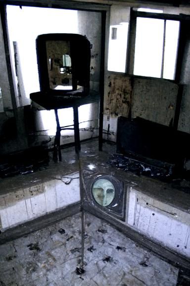 Abandoned Apartment Mirror Reflects SCP Horror