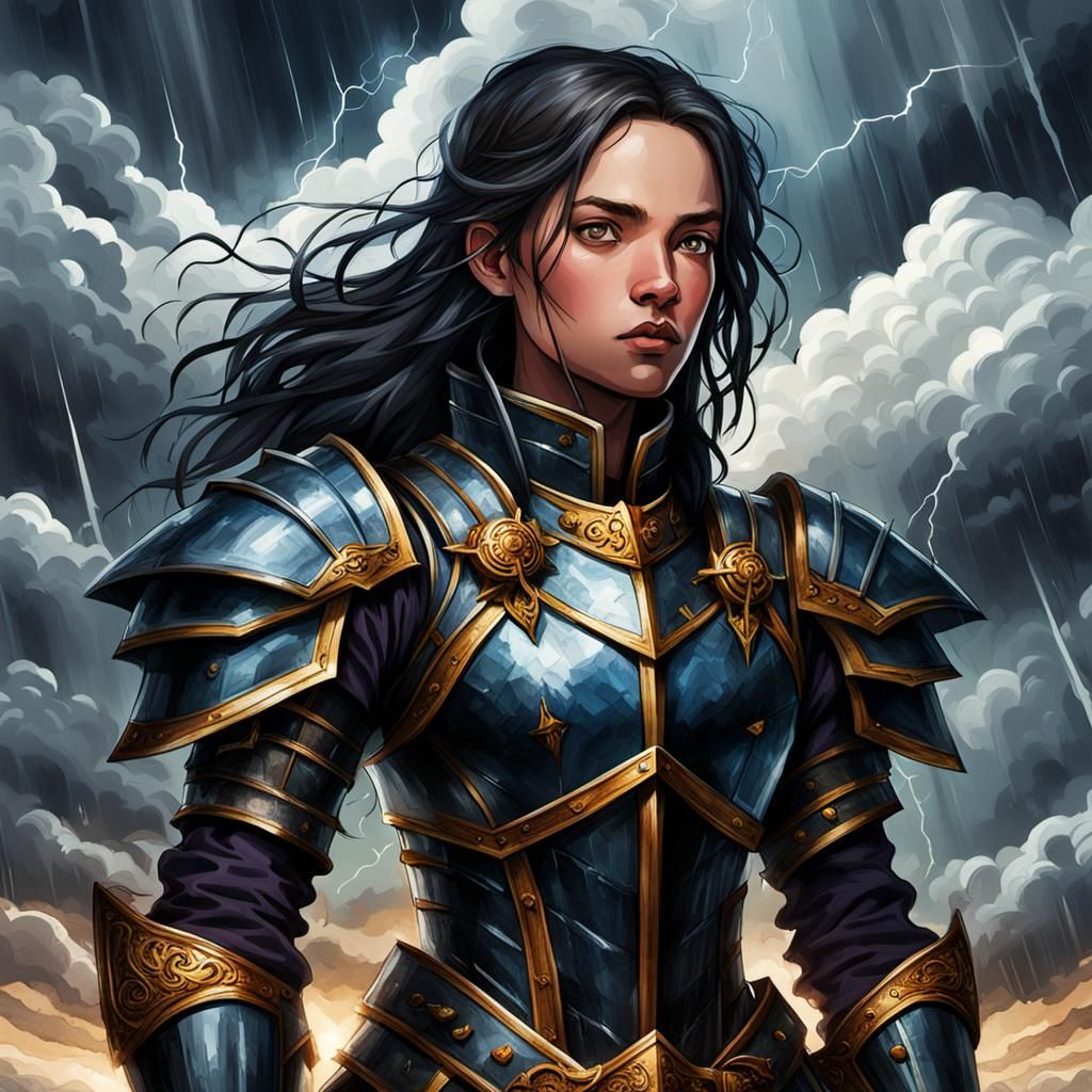 Dramatic Storm Clouds Generated by AI