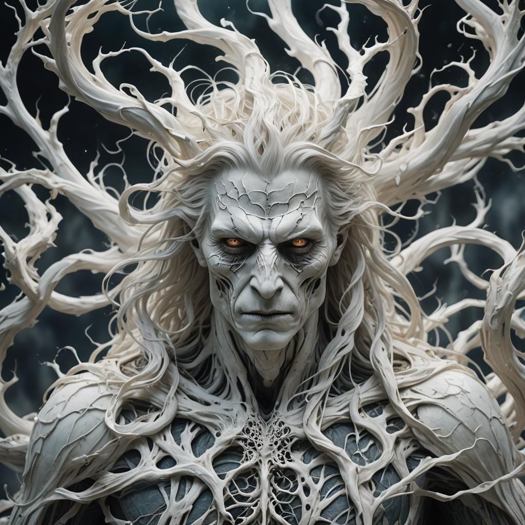 Ethereal Ghostly Figure in Detailed Matte Painting