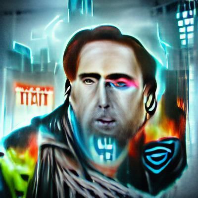 Neon Cityscape with Futuristic Architecture