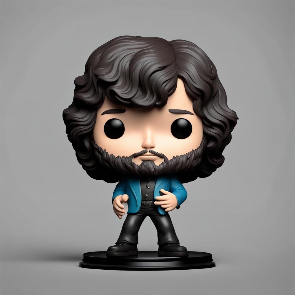 Jim Morrison as vinyl Funko! pop bobblehead toy