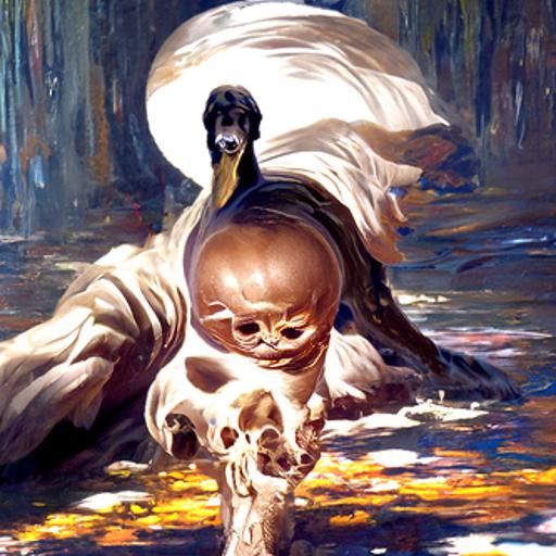 Reincarnation: Oil Painting in Gurney Style