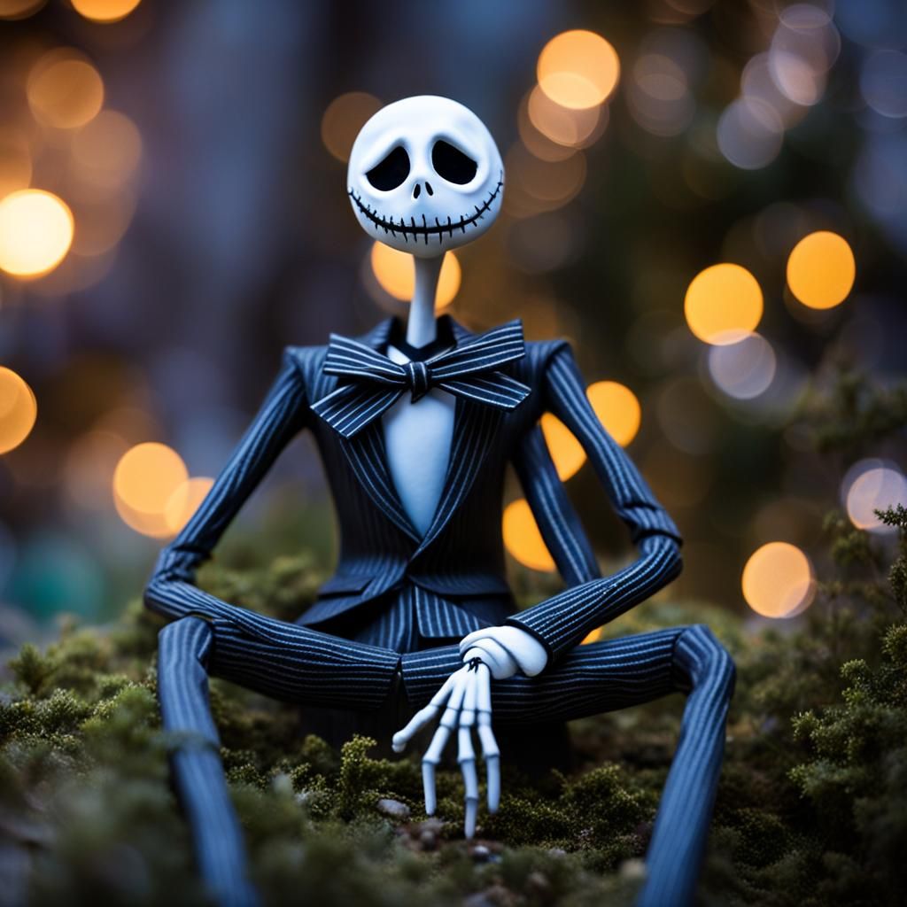 Jack Skellington in Professional Photography Style