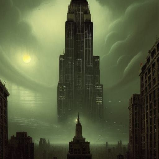 UFO Landing Near Empire State Building