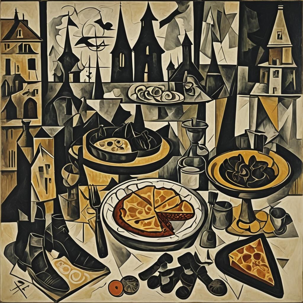 Cubist Vampire Stacked with Iron and Pies