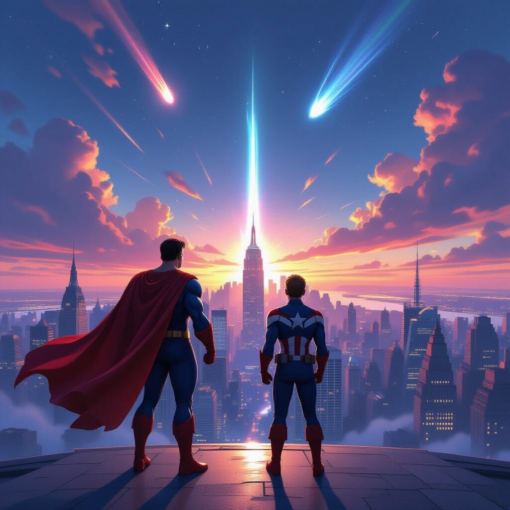 Marvel DC Universe Fusion Epic Cinematic Scene