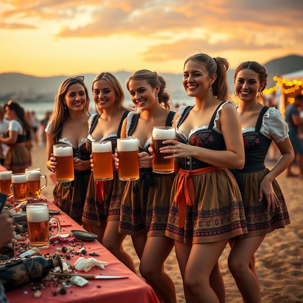 Oktoberfest Beach Party at Twilight