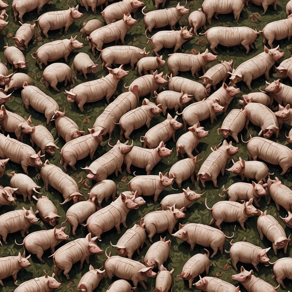 Stylized Depiction of War