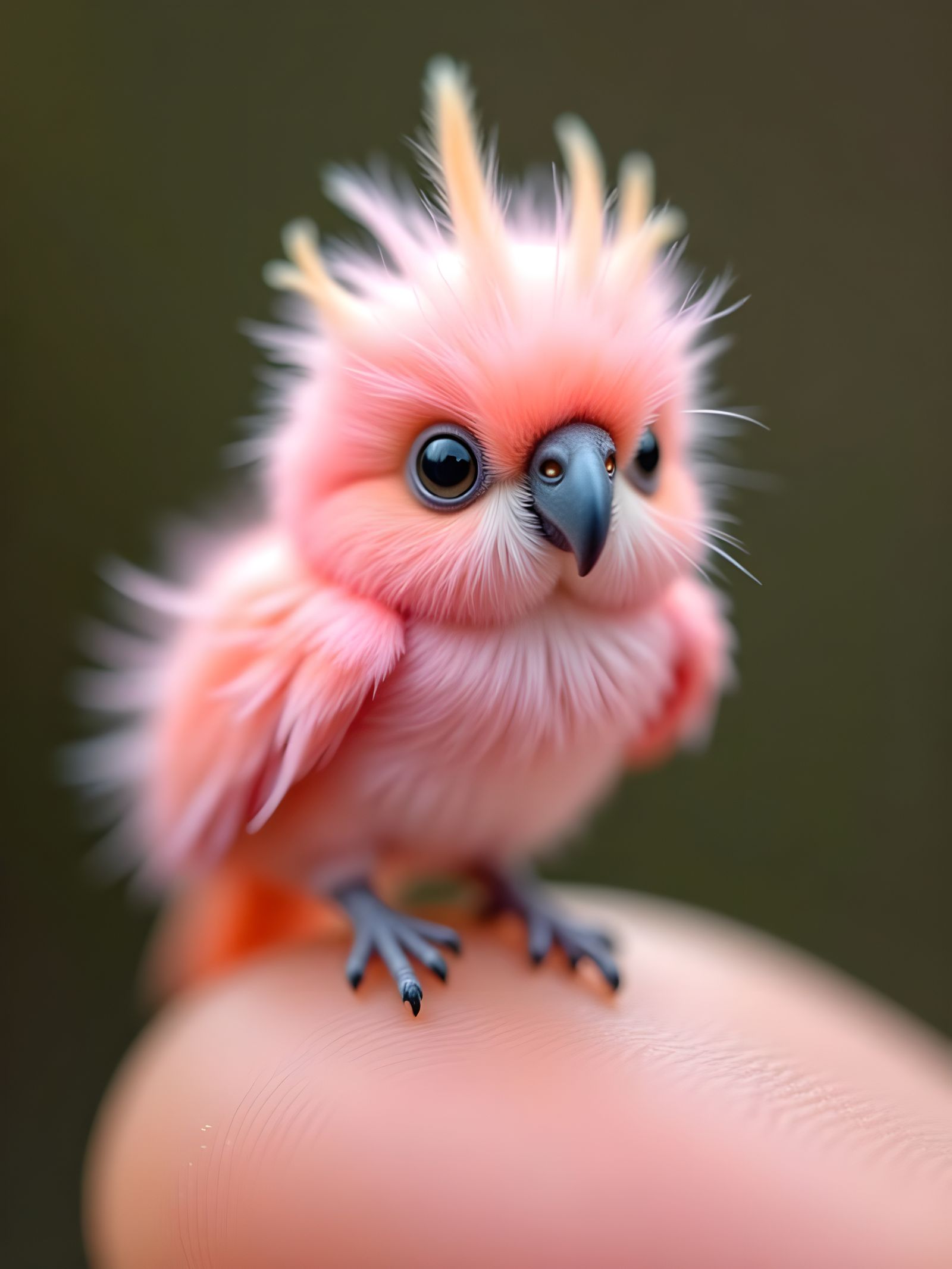 Pinkie: World's Tiniest Pink Cockatoo