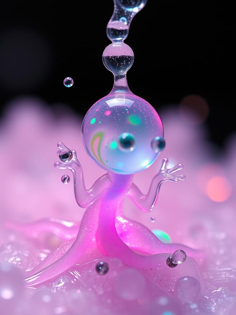 Creeping Silver Colormorphing Homunculus