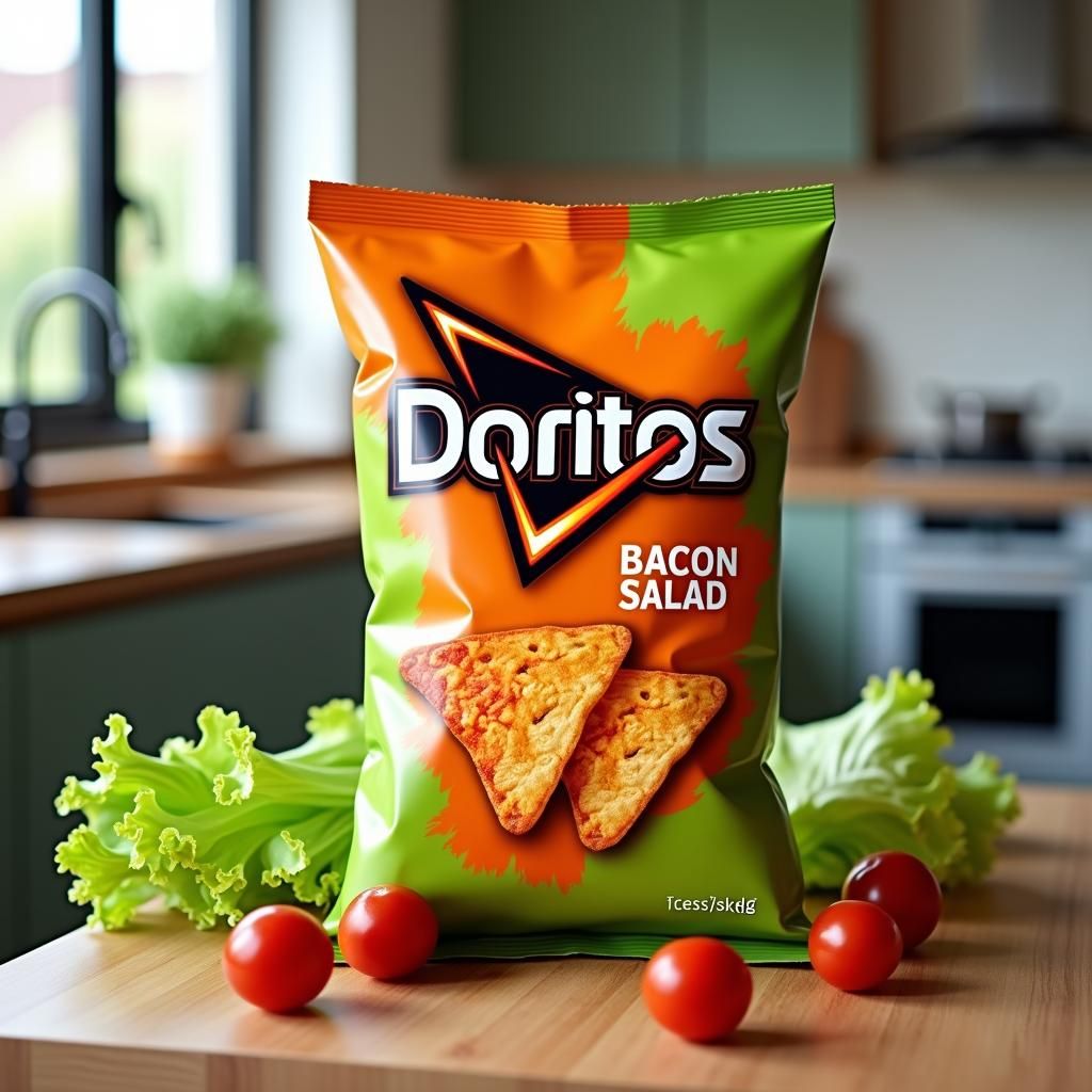 Bacon Salad Doritos in Rothko and Thiebaud Style