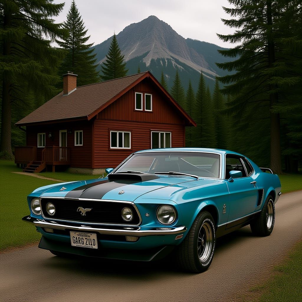 Mustang GT in Dark Fantasy Adirondacks