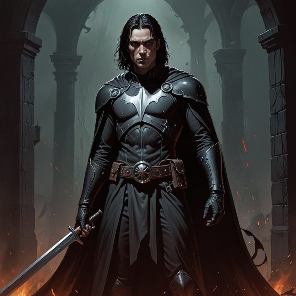 Grimdark Image in George Petty Style