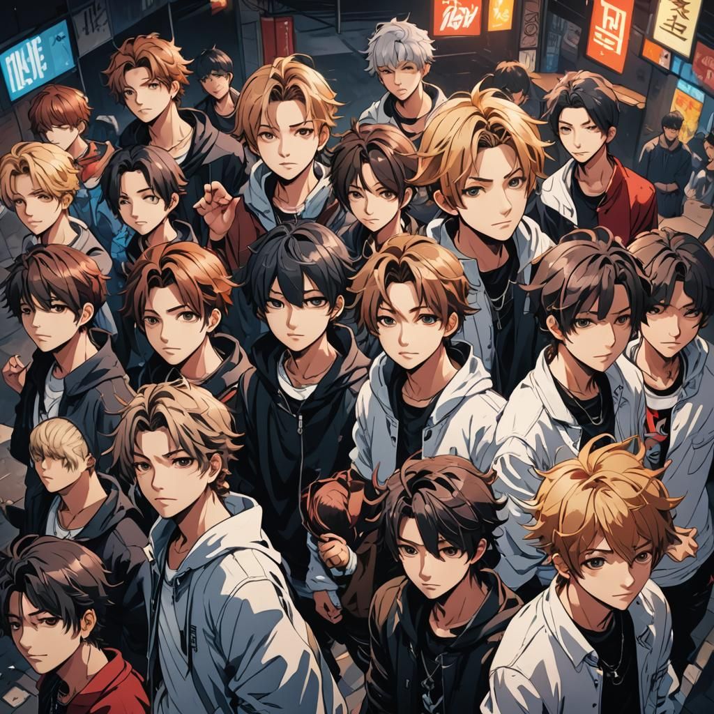 Stray Kids: Cel-Shaded Manga Scan Anime Art