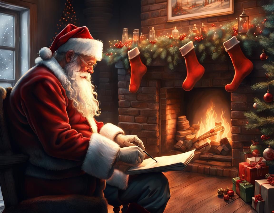 Santa is checking his list, have you been naughty or nice?
