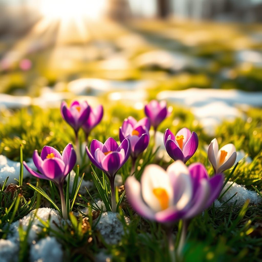 Surreal Spring Awakening in Vibrant Colors