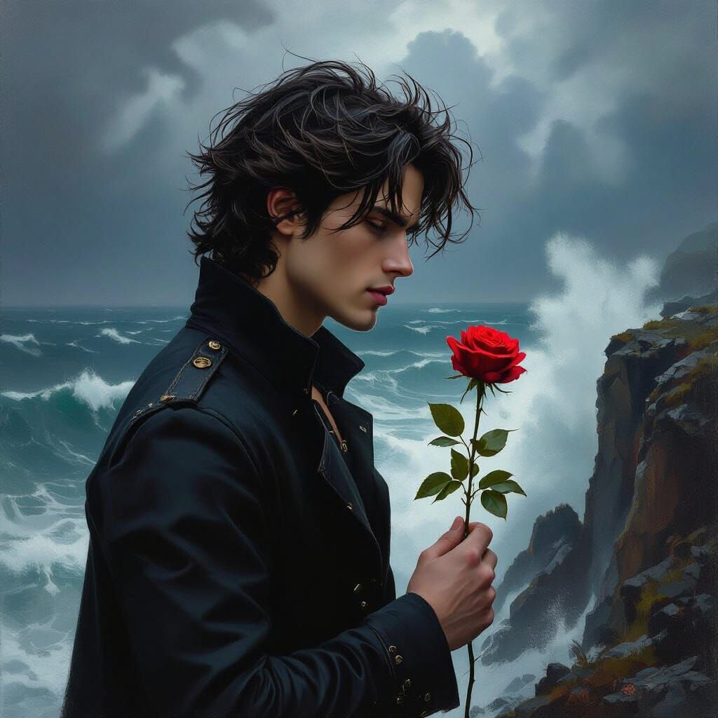 An offering to the sea.