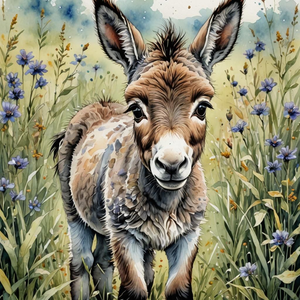Baby donkey