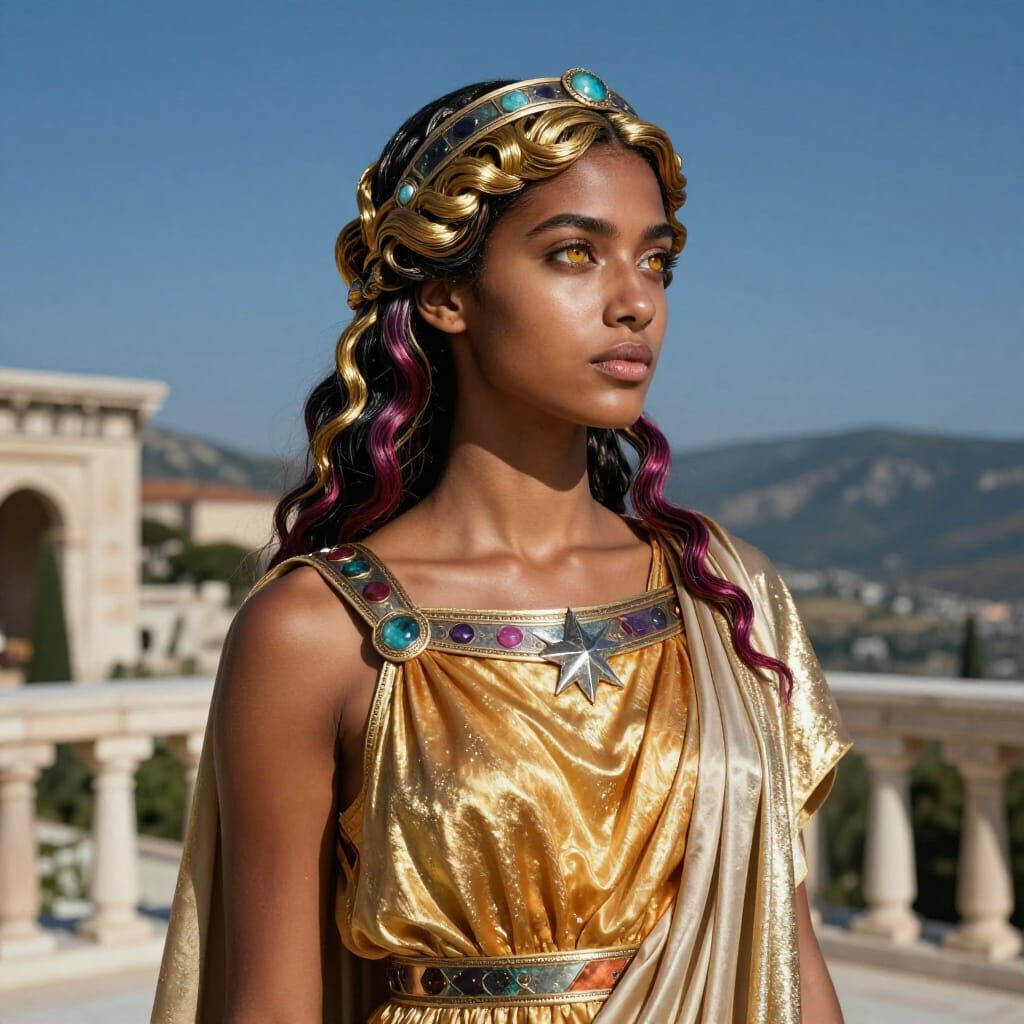 Photorealistic Portrait of Leipephilene Iola