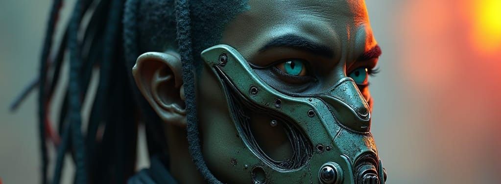 Treanu Alien Bounty Hunter in Mandalorian Armor