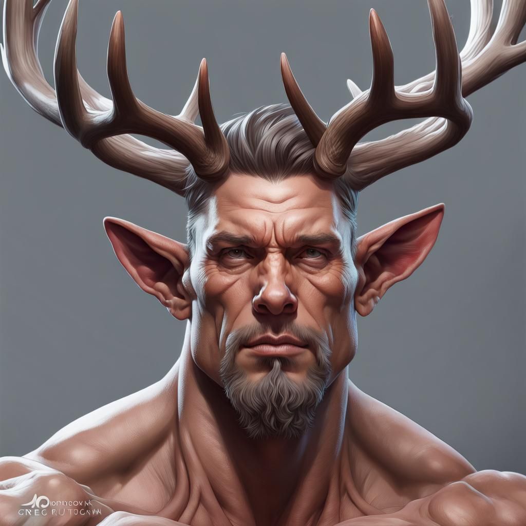 deer muscle man