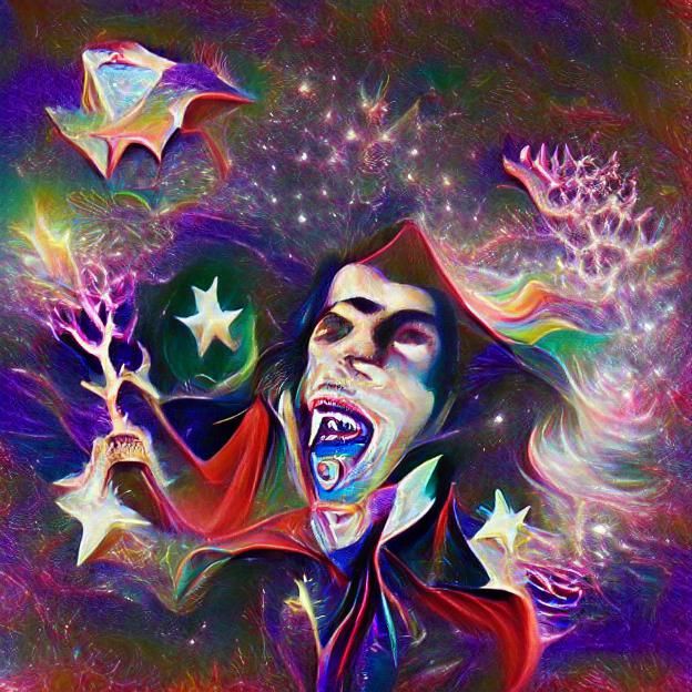 Psychedelic Vampire with Stellar Power