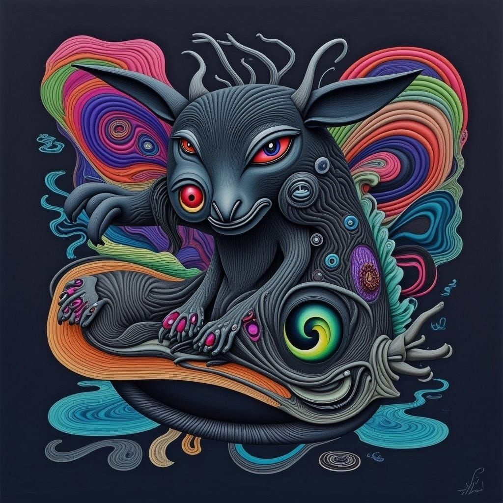 Synthwave Neon Retro Scene