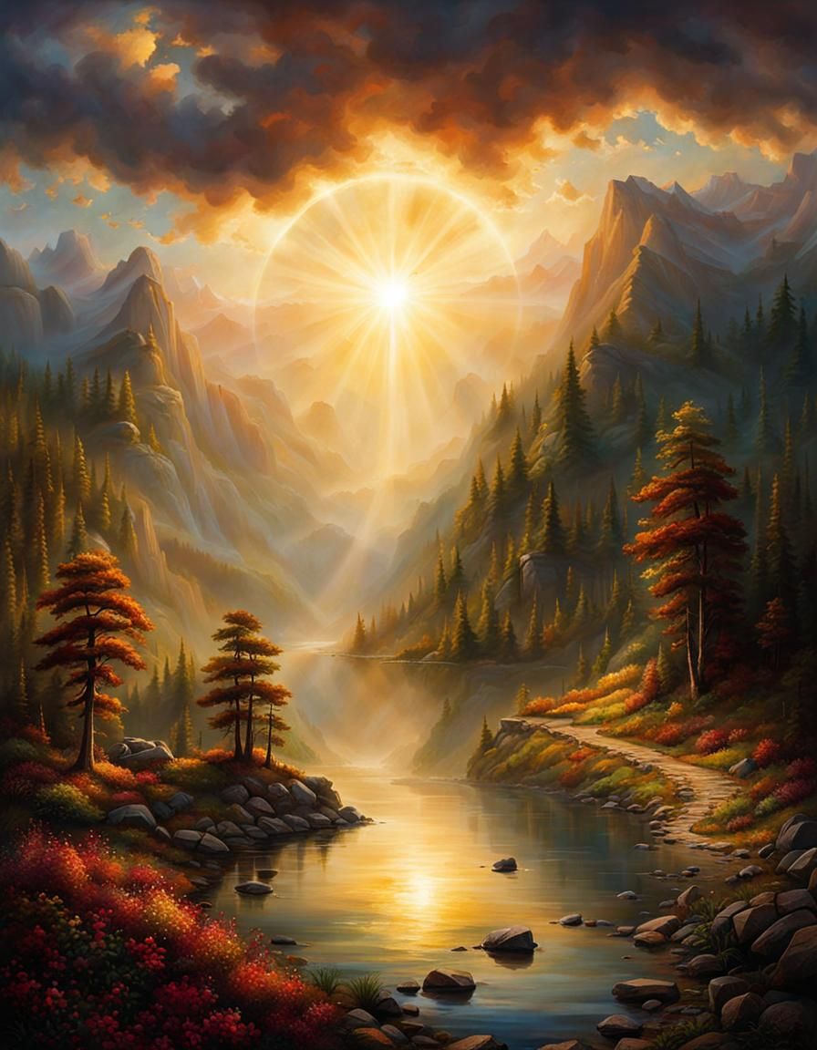 Abstract Image Generated From Text Prompt