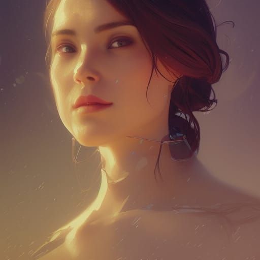 Date Night Portrait in Art Nouveau Style