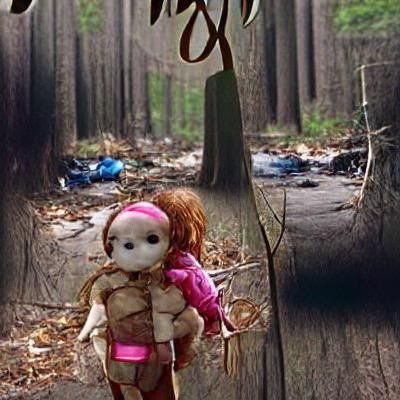 Eerie Doll in Forest