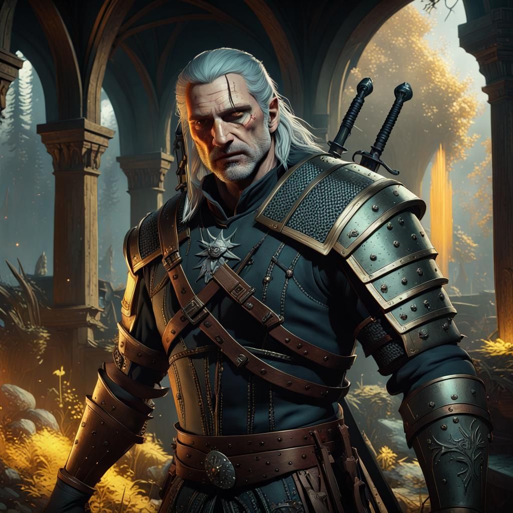 Witcher Dark Fantasy Concept Art in 8K