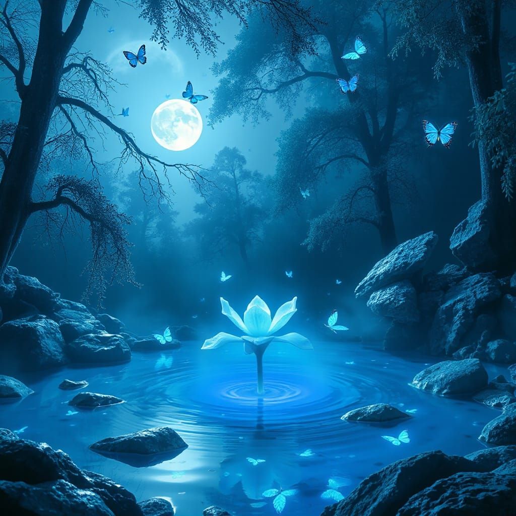 Blue Flower of Mystery