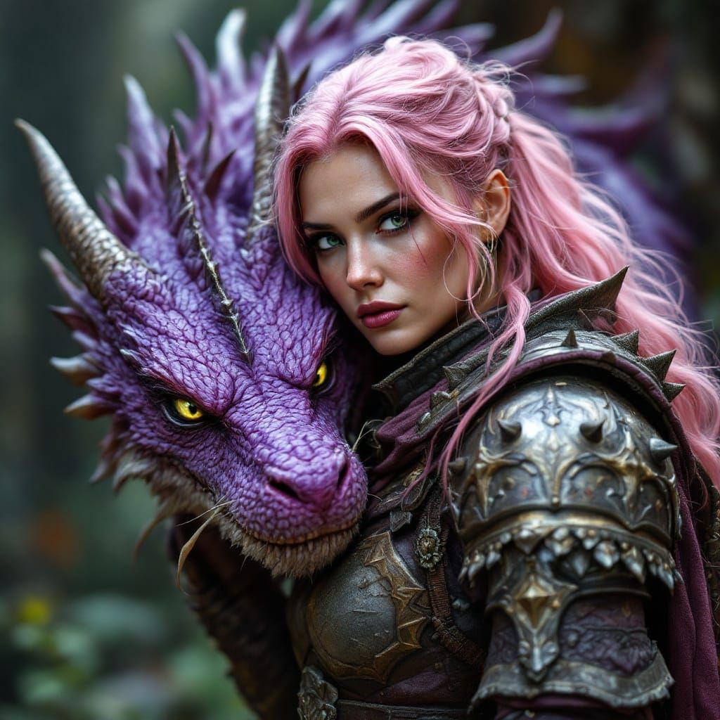 Elder Dragon Rider in Majestic Armor