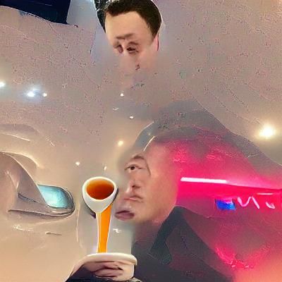 Elon Musk Drinking Boba: A Digital Rendering