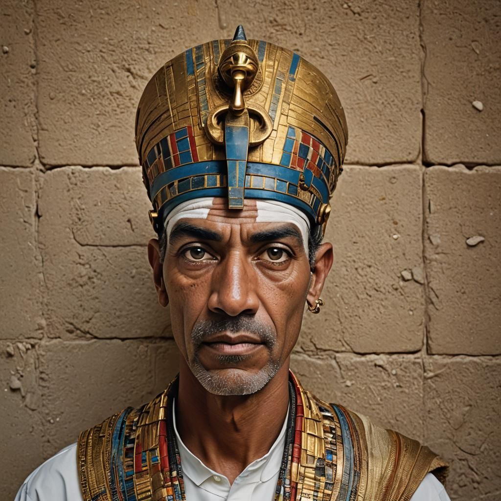 Egyptian Portrait in Professional Photography Style