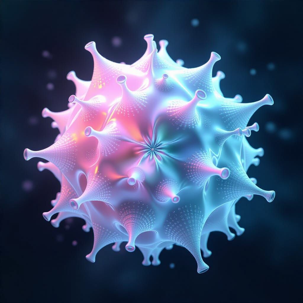 Translucent Amorphous Blob with Conifold Spikes