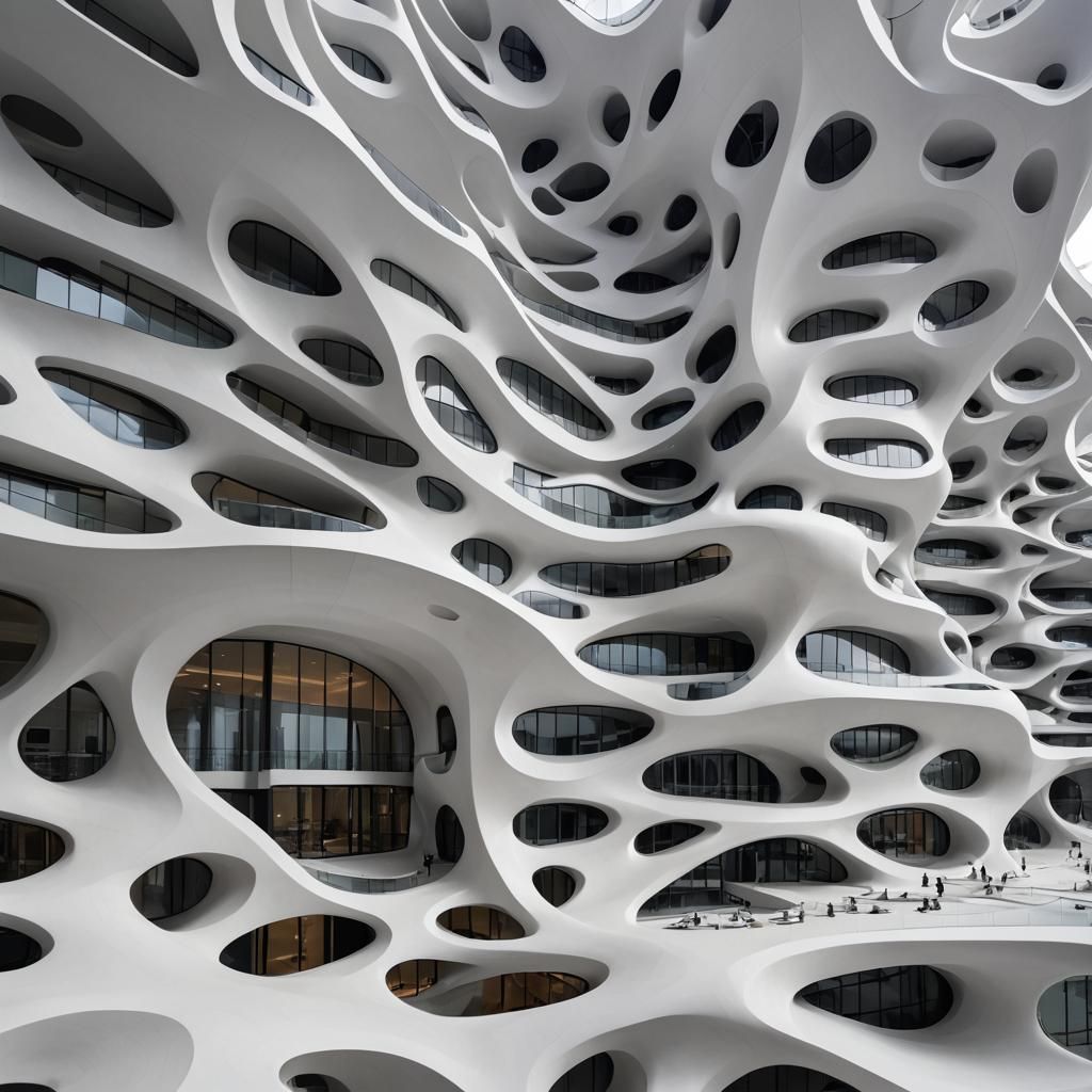 Sweet Fluffy Building Design Inspired by Zaha Hadid