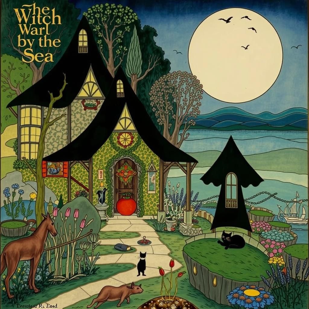 Enchanted Witch Cottage by the Sea