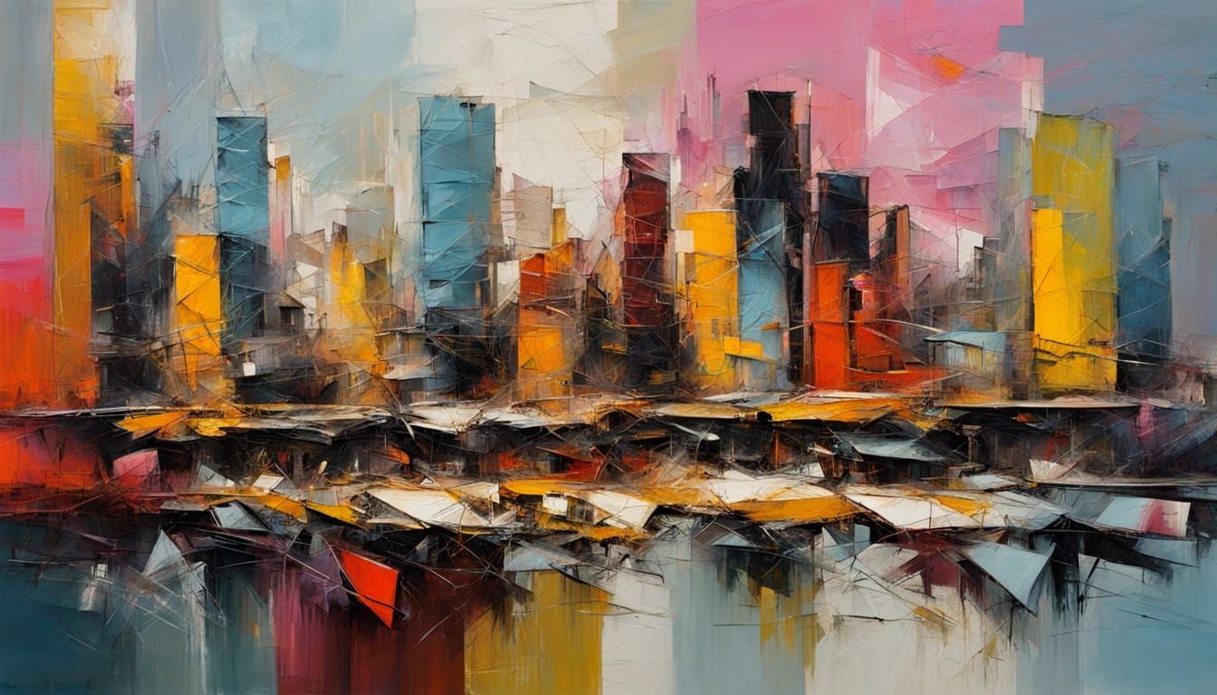 Urban Geometric Abstraction: Paris City in Cross Section