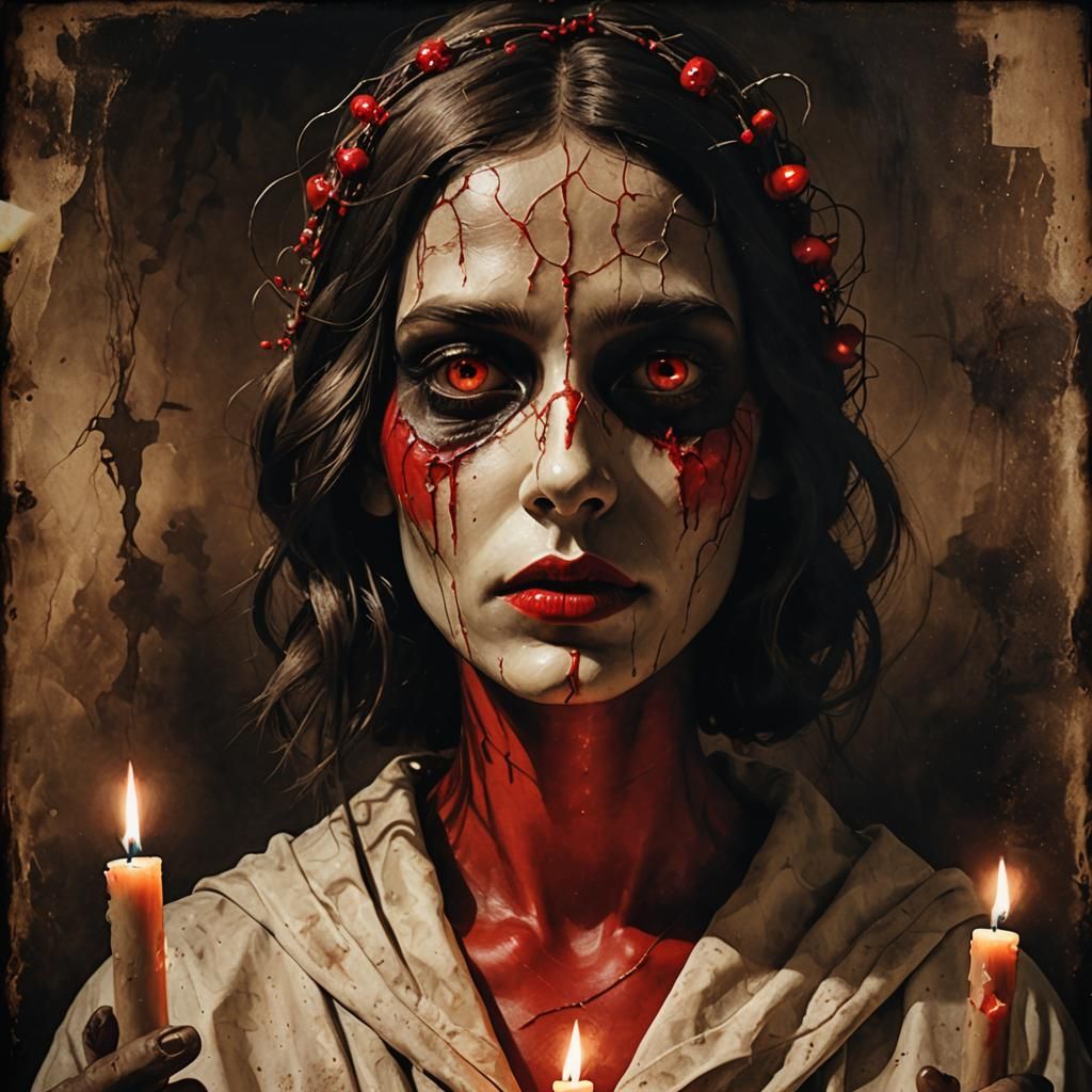 Solitary Figure with Eerie Memories in Classical Style