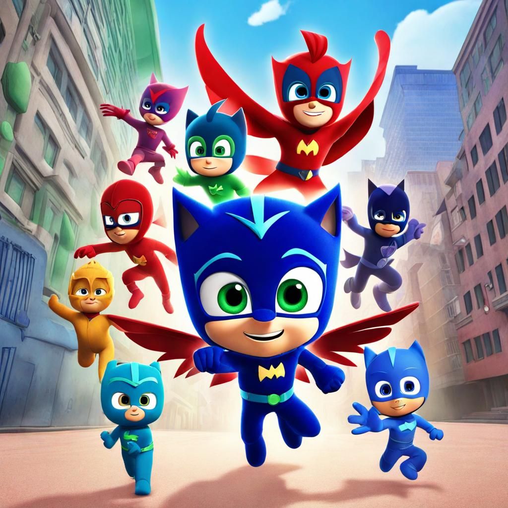 AI Image of PJ Masks Characters