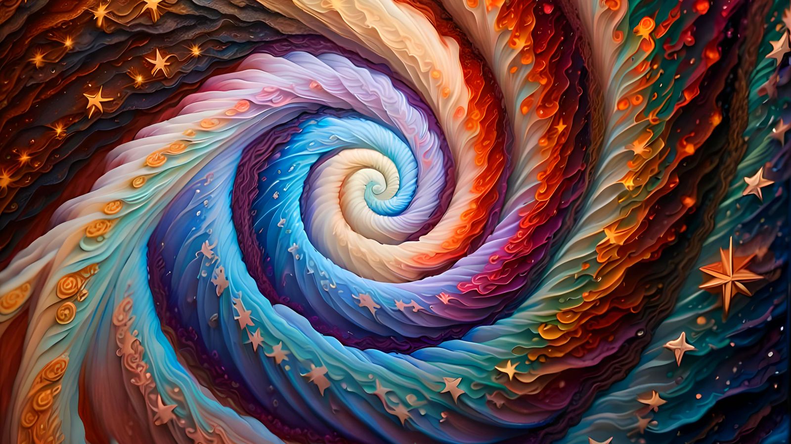 Swirling Star Formation in Impasto Cosmic River