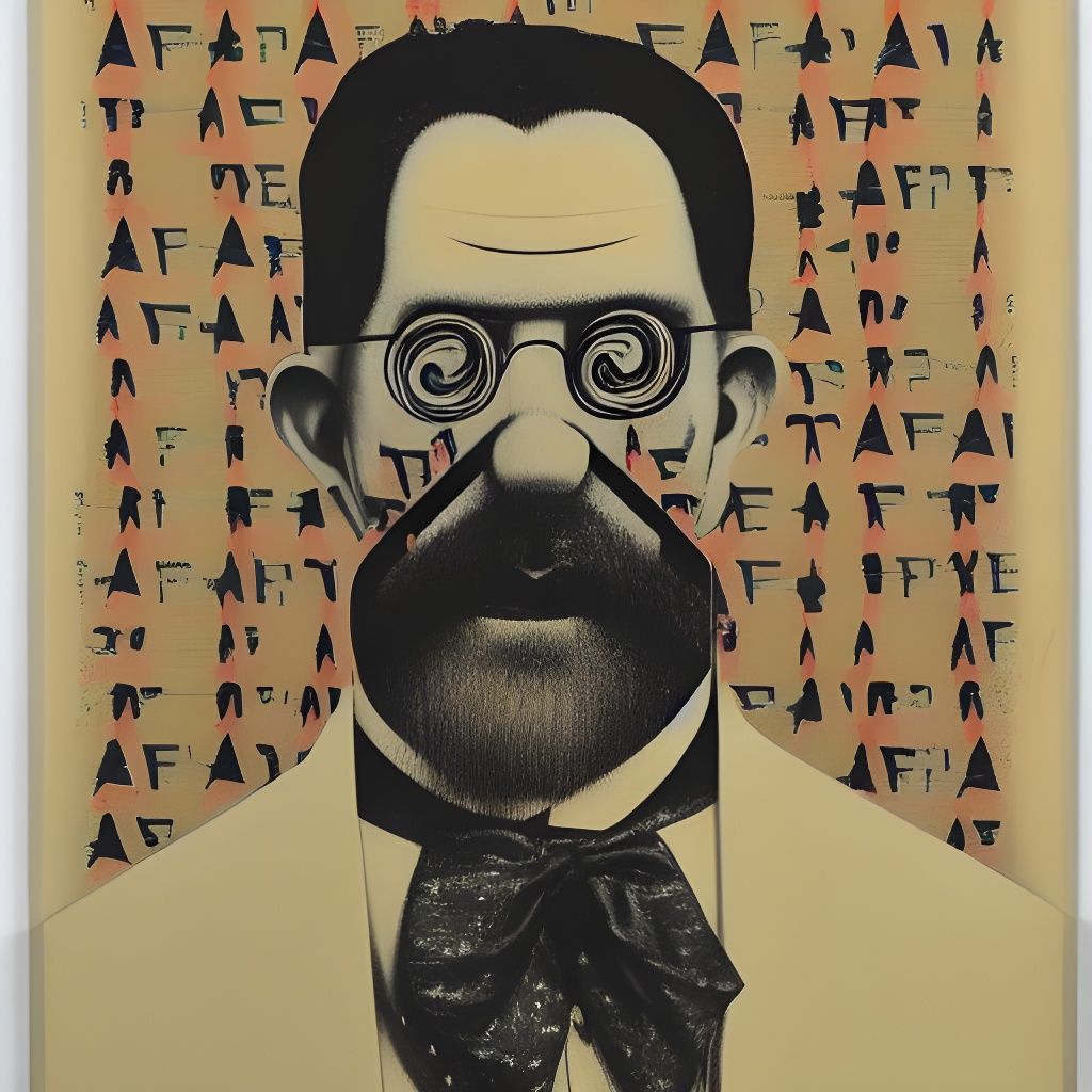 Intriguing Wundt Illusion in Nouveau Réalisme Style