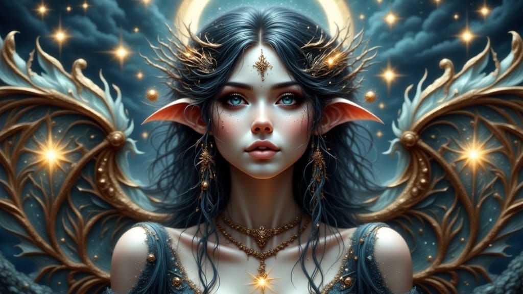 Tideweaver Fairy in Fantasy Realism Style